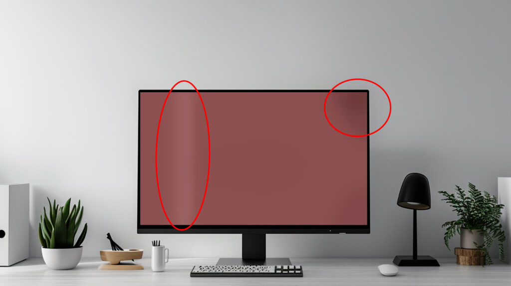 Monitor Screen Has Problems with Uniformity